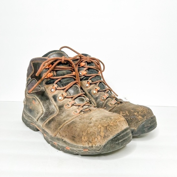 Danner Vicious 4.5” Gore-Tex Steel Toe Work Boots Brown Leather Size 8 Men’s - Picture 1 of 7